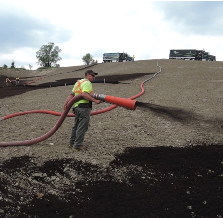 Mulch Truck Operation